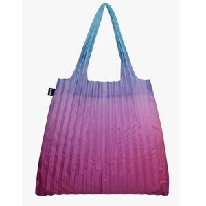 LOQI PLEATED Ombre Pink & Blue Recycled Bag